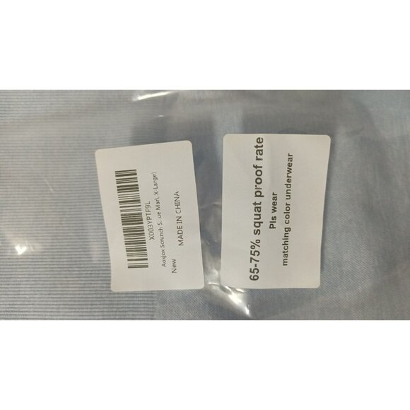 AOXJOX Seamless Leggings Women's Size XL High Waisted Ruched Back Activewear - Picture 12 of 15